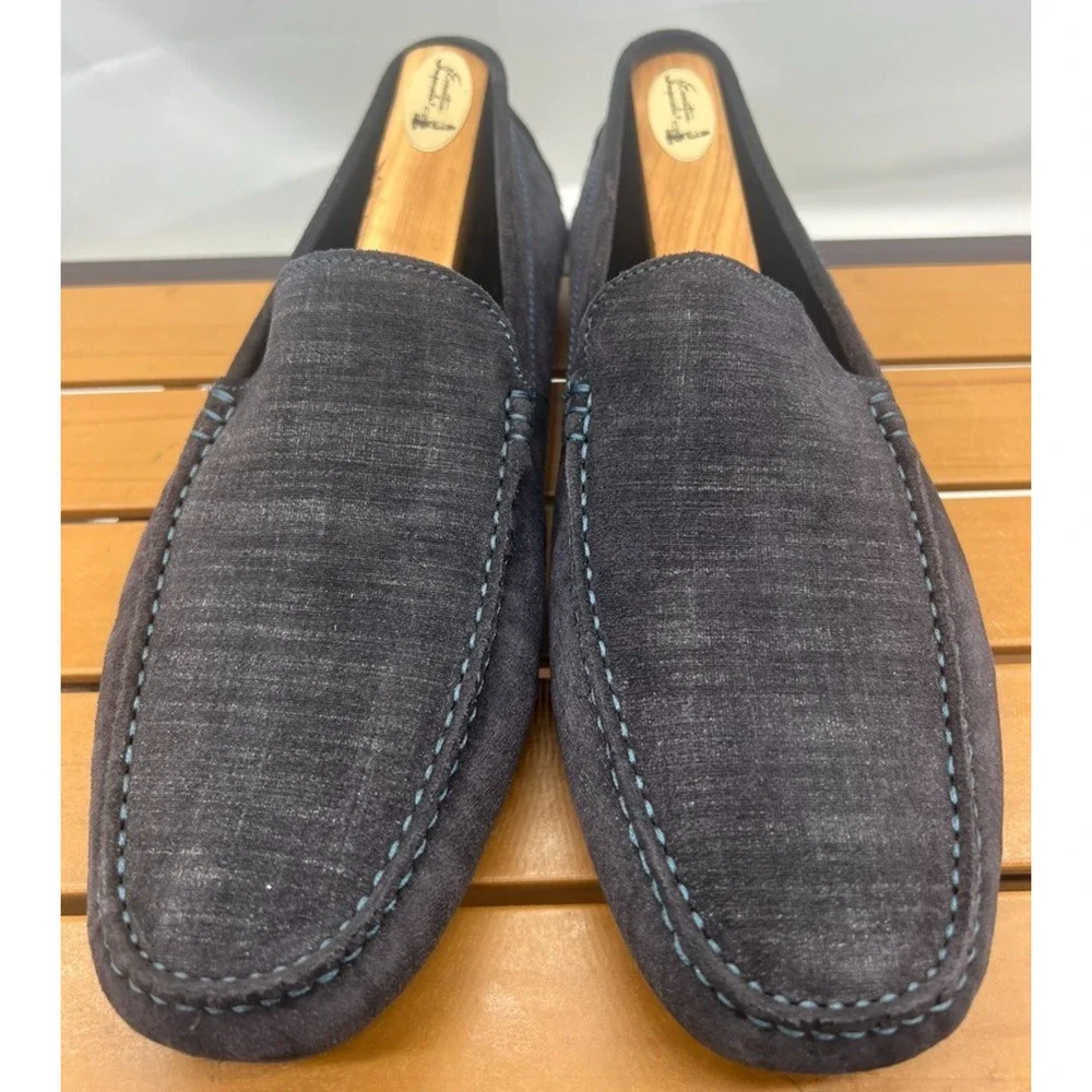 To Boot New York Adam Derrick Lewis Driving Loafers Shoes Italy Sz 7.5